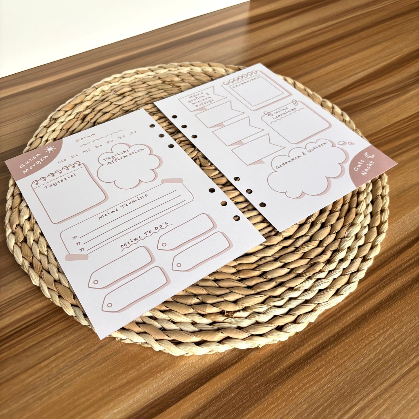 Journal Inlays - tägliches Journal - undatiert