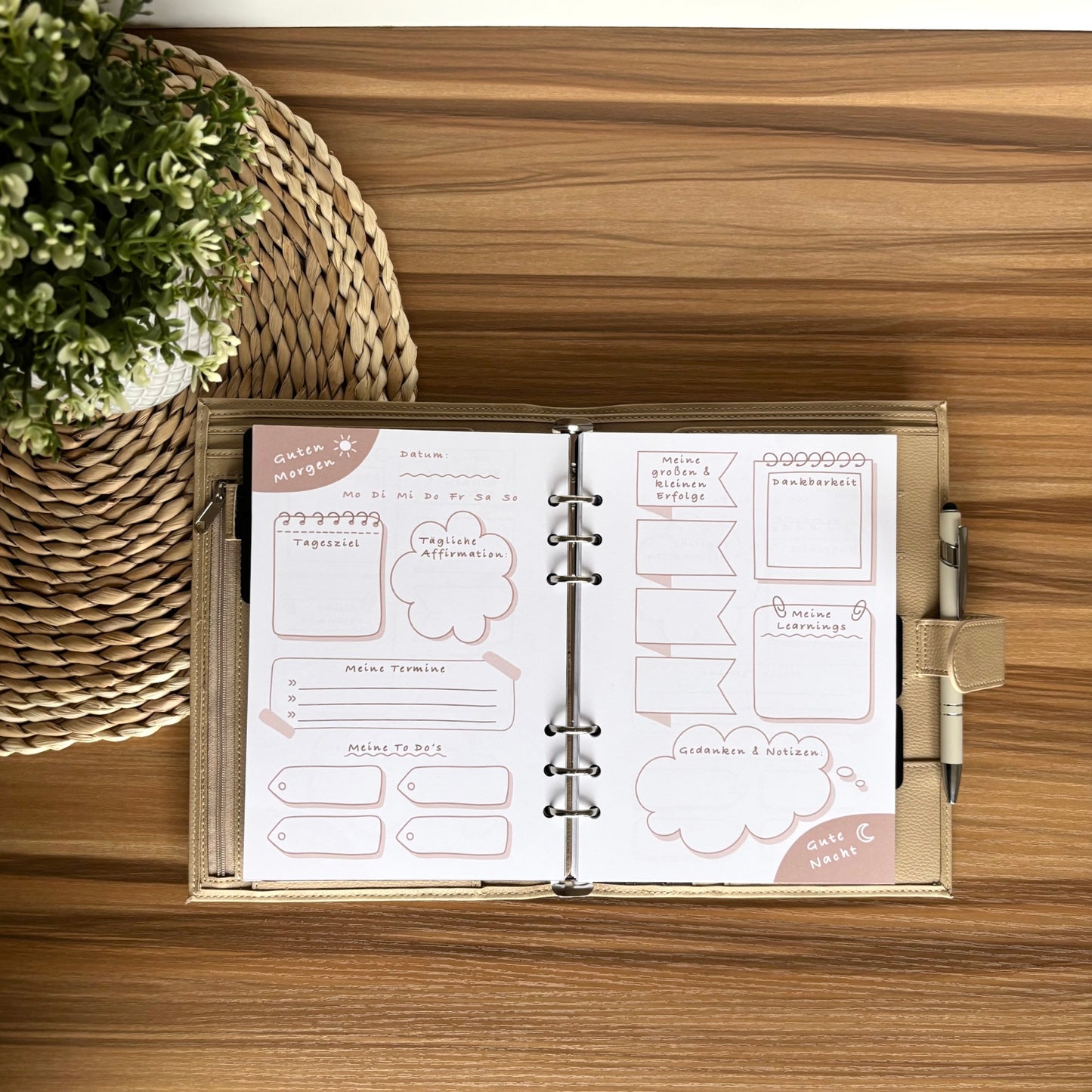Journal Inlays - tägliches Journal - undatiert