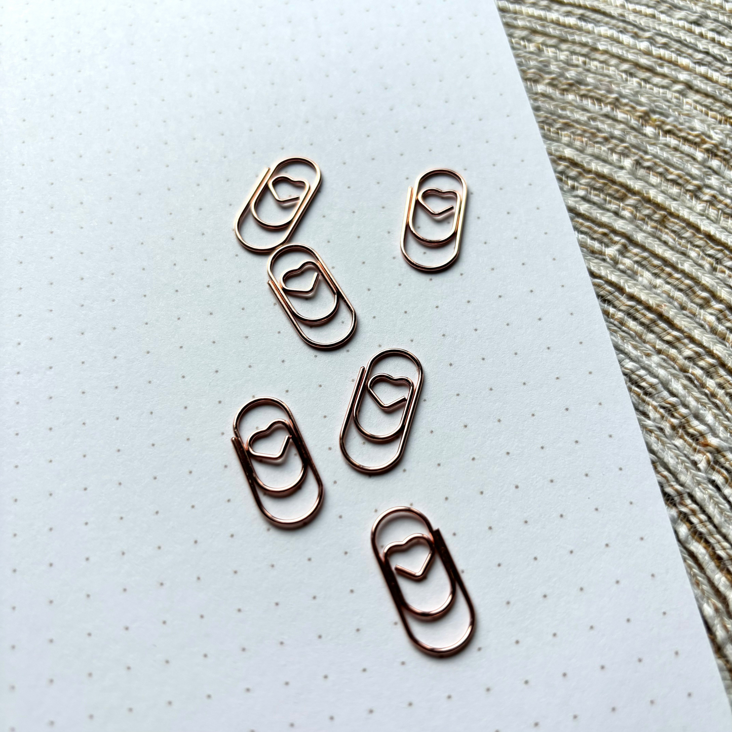 Paperclips Roségold