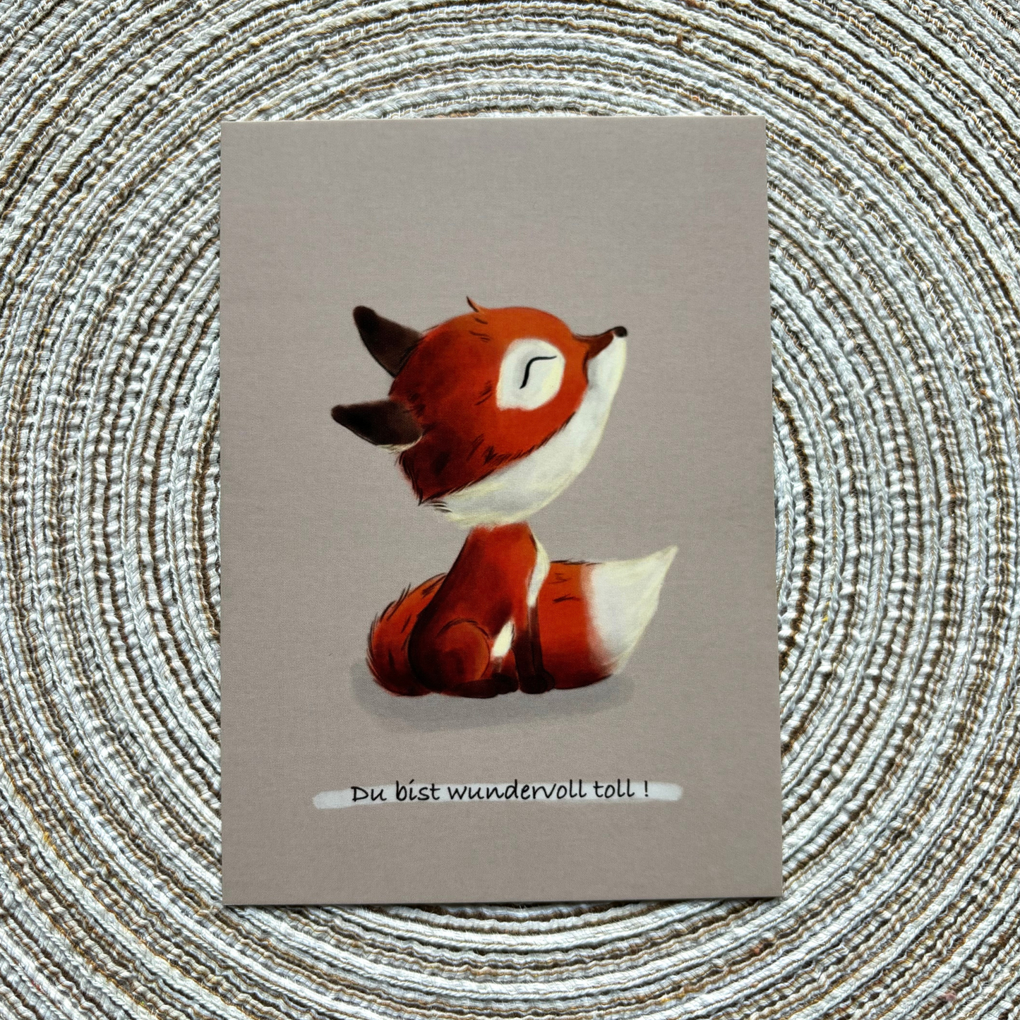 Postkarte Fuchs