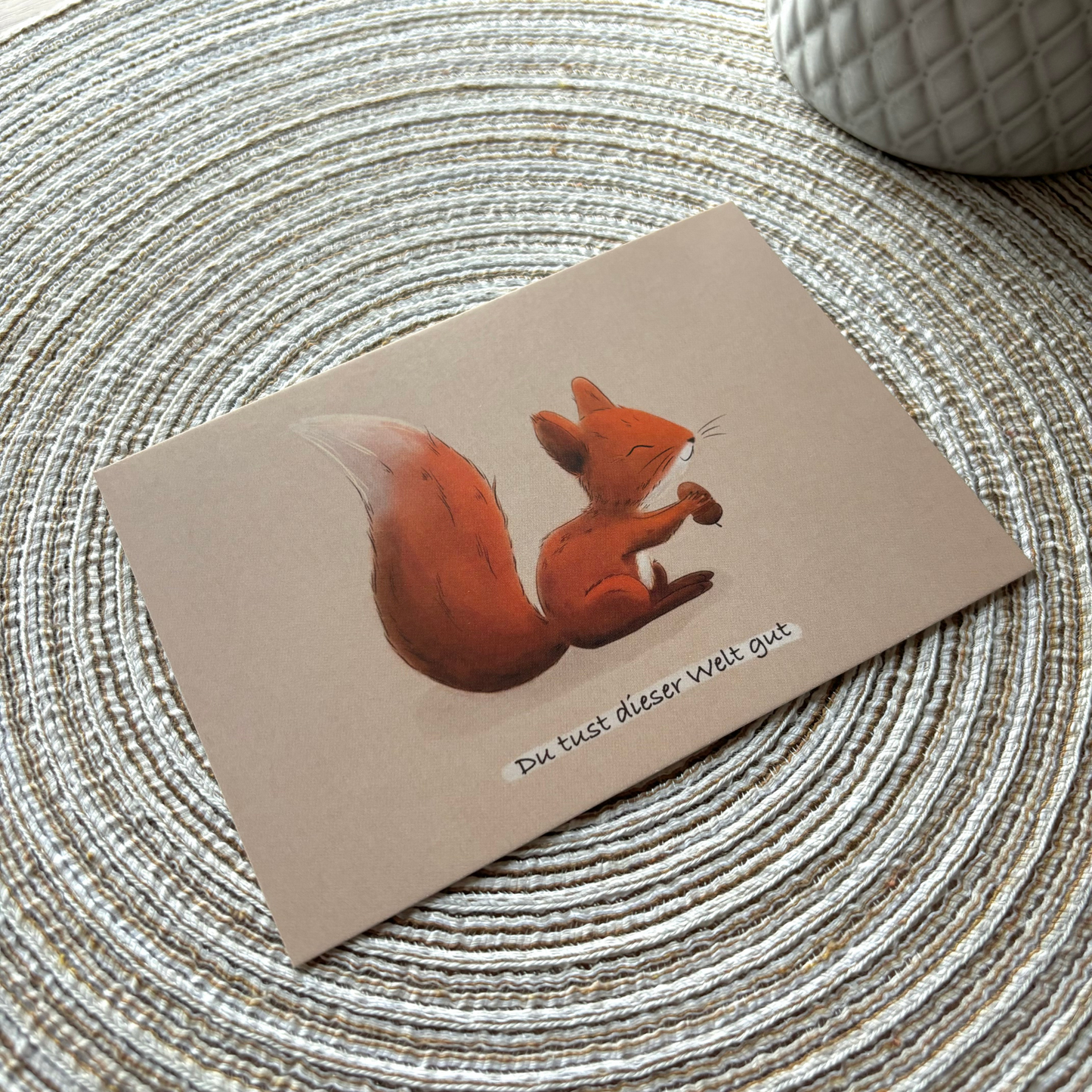 Postkarte Eichhörnchen