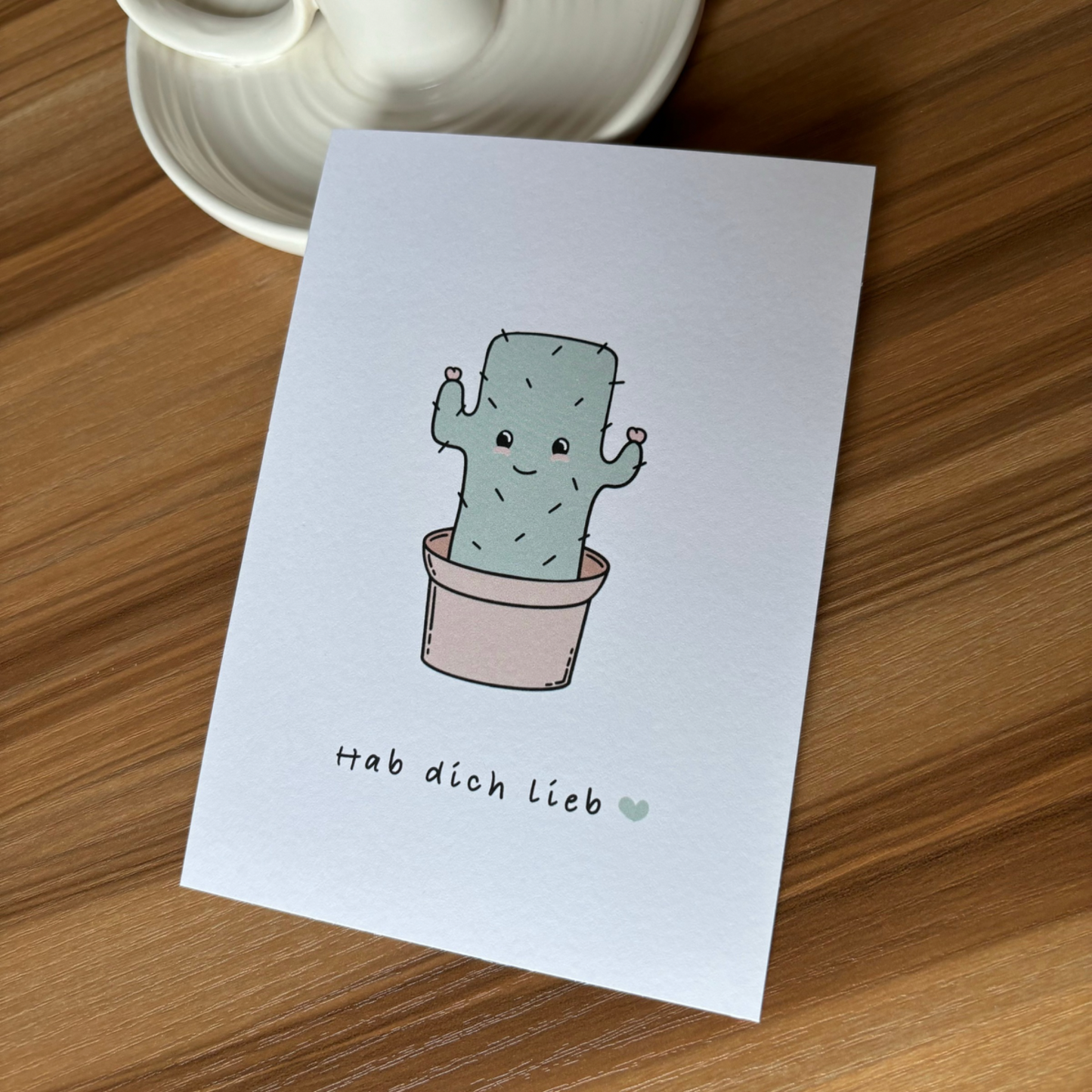 Postkarte Kaktus