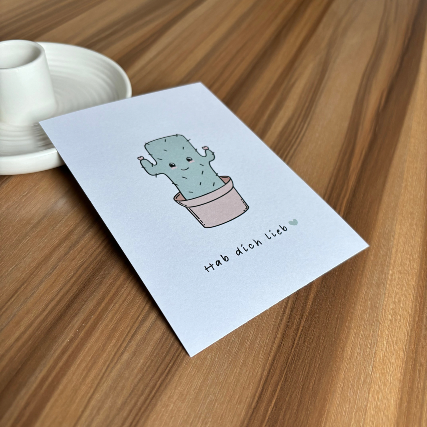 Postkarte Kaktus