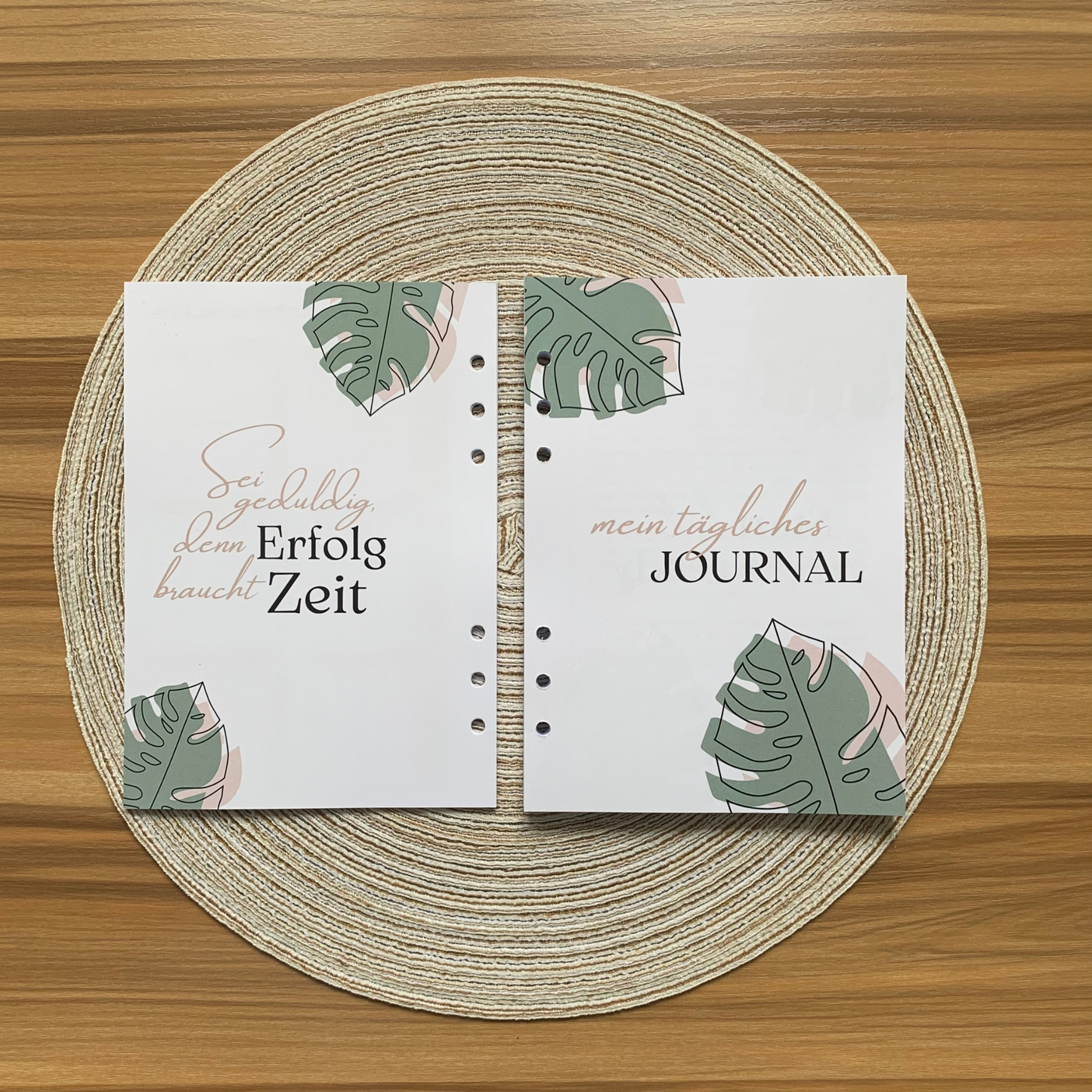 Feel Good Journal Inlays Innenansicht