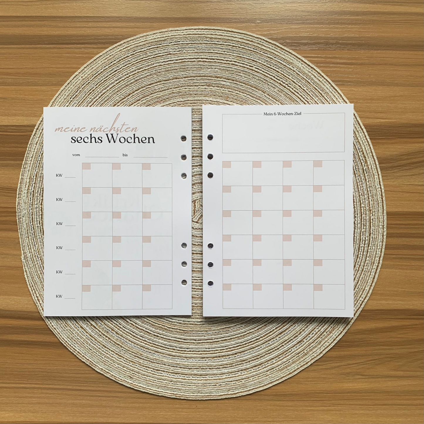 Feel Good Journal Inlays Innenansicht
