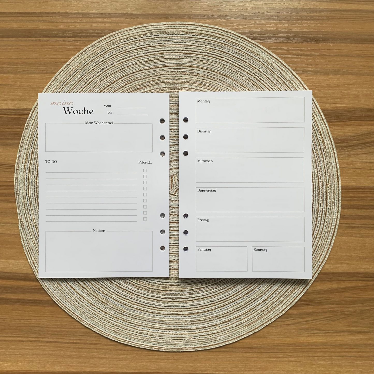 Feel Good Journal Inlays Innenansicht