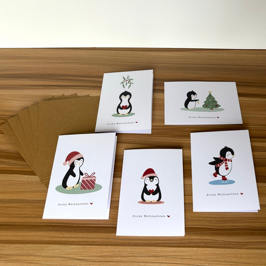 Weihnachtskarten 5er Set