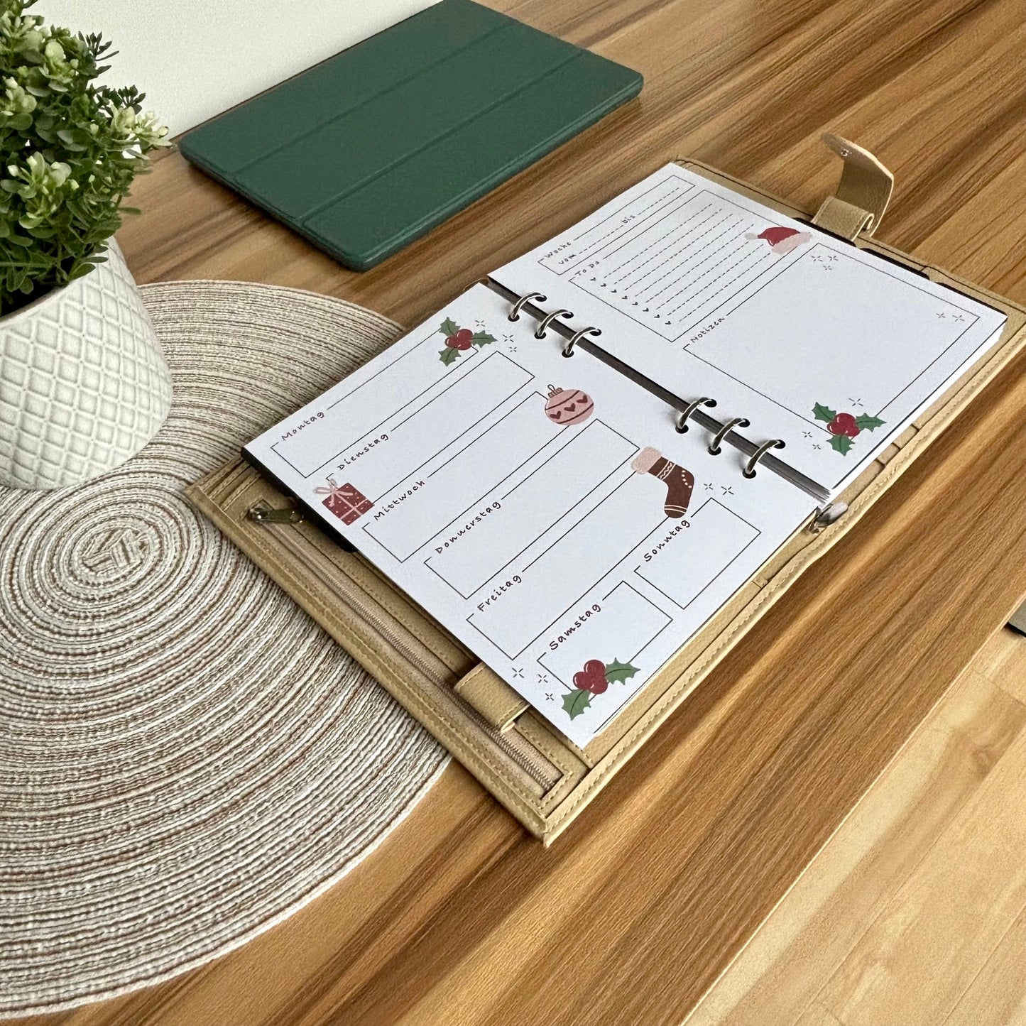 Journal Inlays - Wochenplaner Weihnachten - undatiert