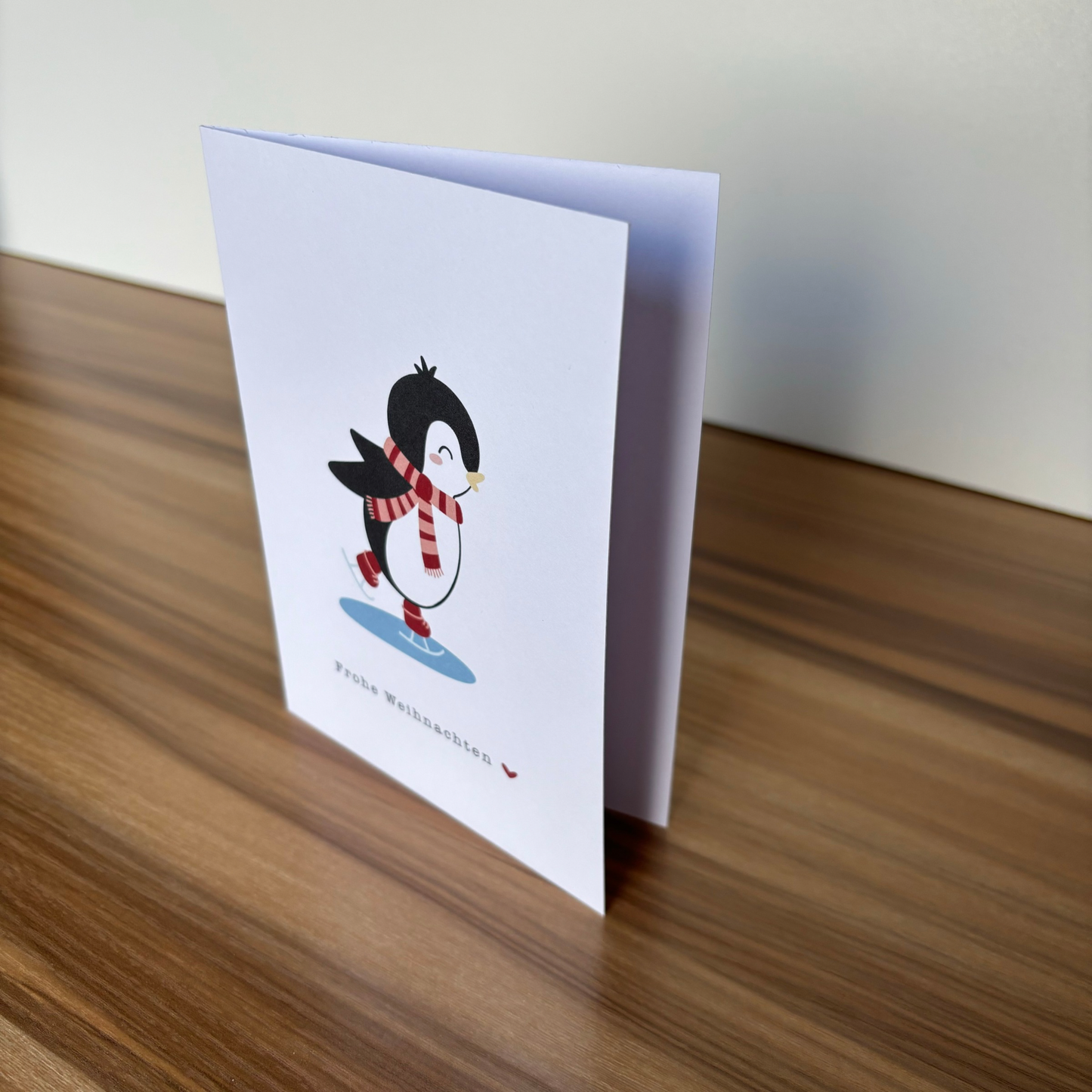 Weihnachtskarte Pinguin I