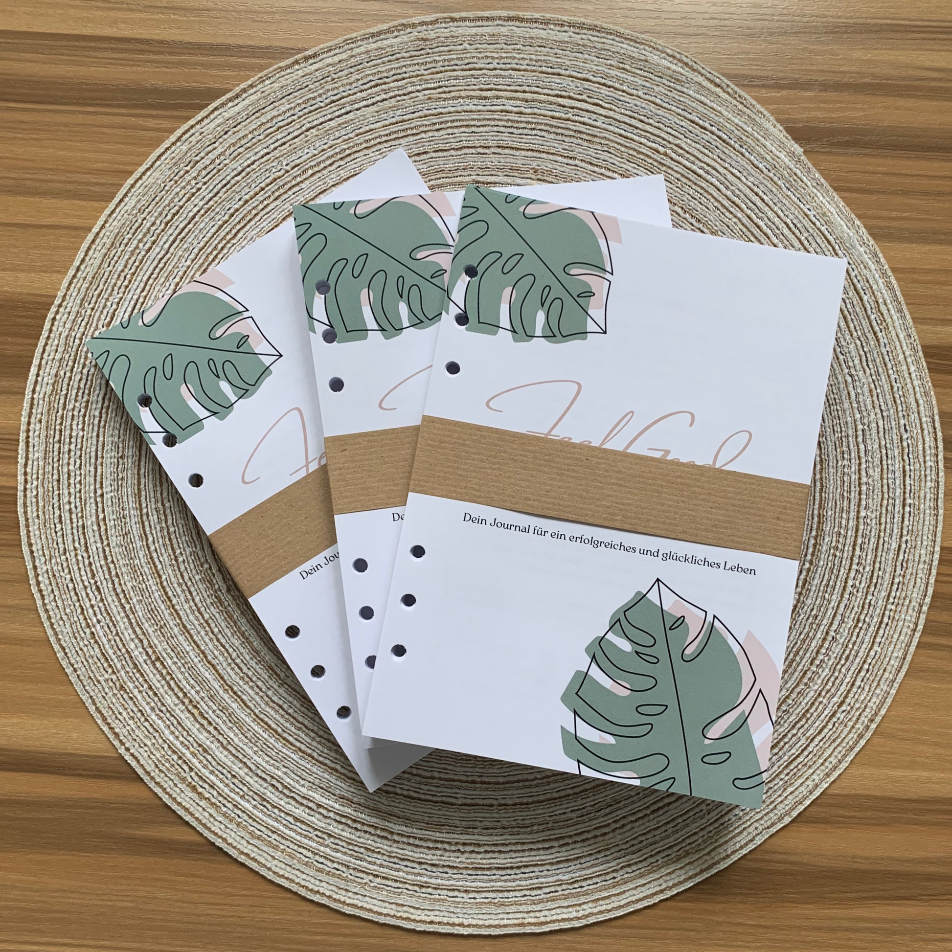 Feel Good Journal Inlays Frontansicht