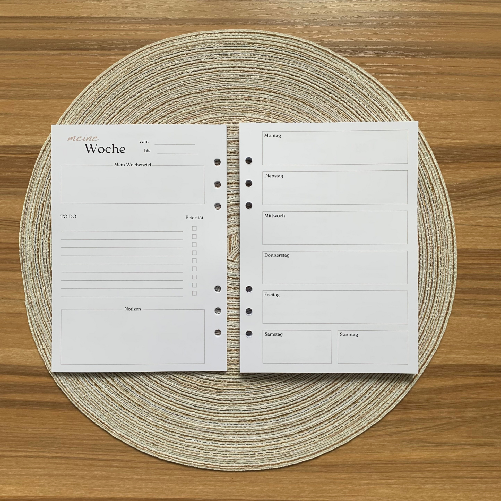 Feel Good Journal Inlays Innenansicht